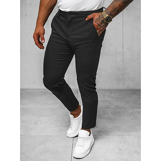 Men's black trousers Barber O/1411SP