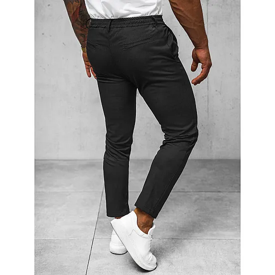 Men's black trousers Barber O/1411SP