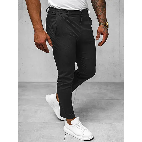 Men's black trousers Barber O/1411SP
