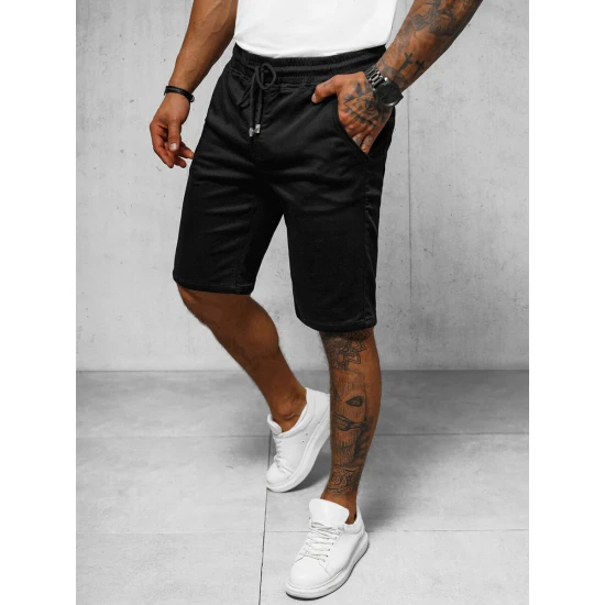 Vyriški juodos spalvos šortai Nica NB/MP0266N