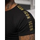 Vyriški juodi marškinėliai Icone O/T7579