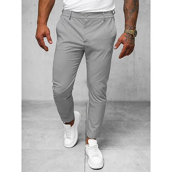 Men's grey trousers Barber O/1411SP