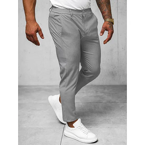 Men's grey trousers Barber O/1411SP