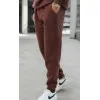 Vyriškos rudos laisvalaikio kelnės Denir PK3045