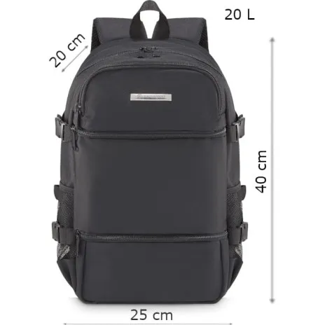 black Gribon airplane backpack ZG847