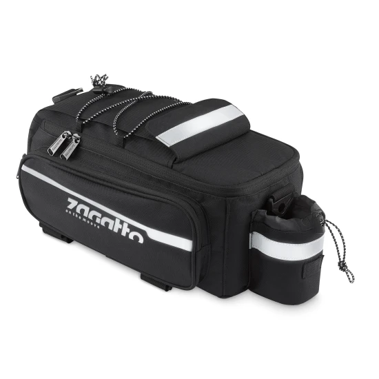 Juodas krepšys tvirtinamas prie dviračio Tera ZG855