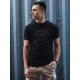 Juodi vyriški marškinėliai su spauda Handmade RX5582