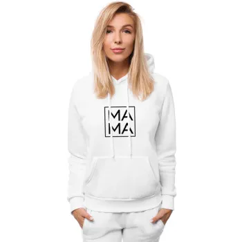 Женский белый свитшот MAMA
