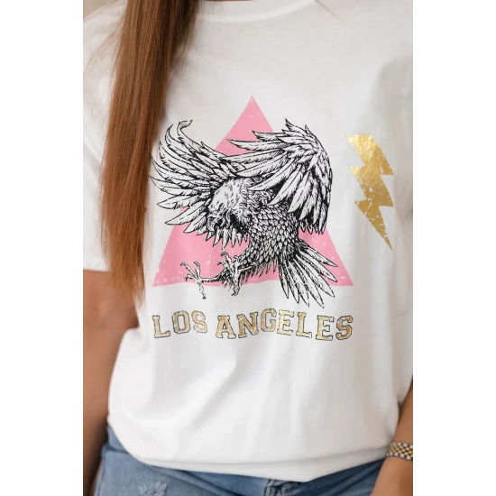 Moteriški balti marškinėliai Eagle 28409