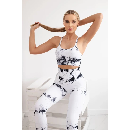 Moteriškas baltas komplektas Push Up 29302