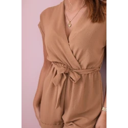 Moteriškas rudas kombinezonas Nicolette