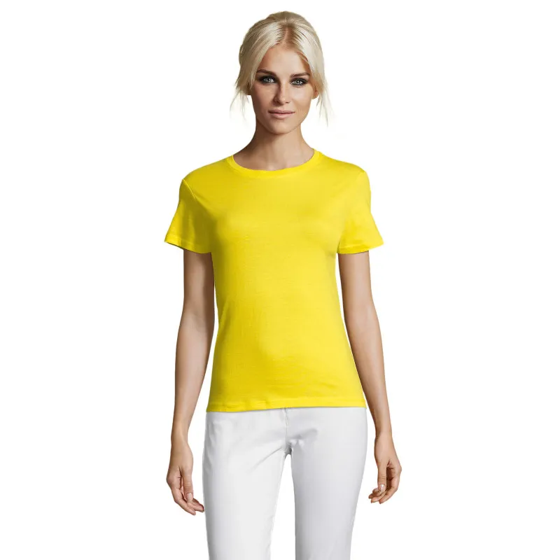 Naiste kollane T-särk Regent Women 01825