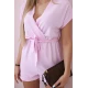 Moteriškas šviesiai rožinis kombinezonas Nicolette 29339