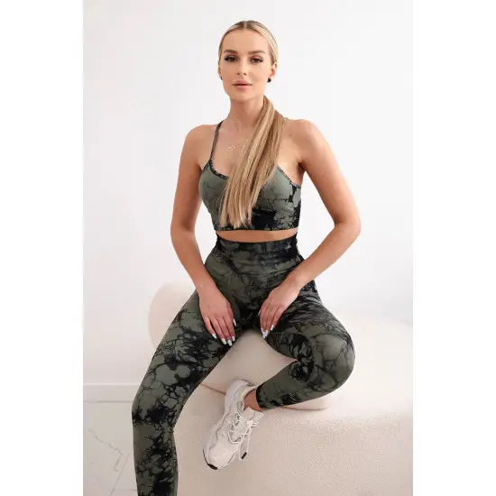 Moteriškas chaki komplektas Fitness 29315