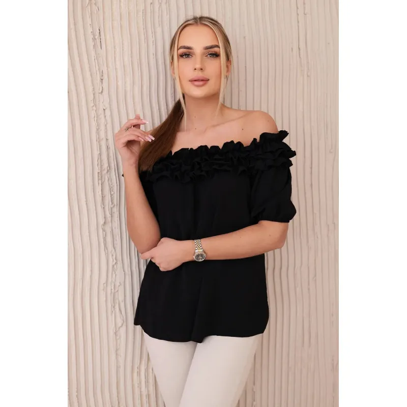 Moteriška juoda palaidinė Lorena 28897