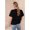 Women's black t-shirt Korin 28871