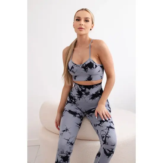 Moteriškas pilkas komplektas Fitness 29314