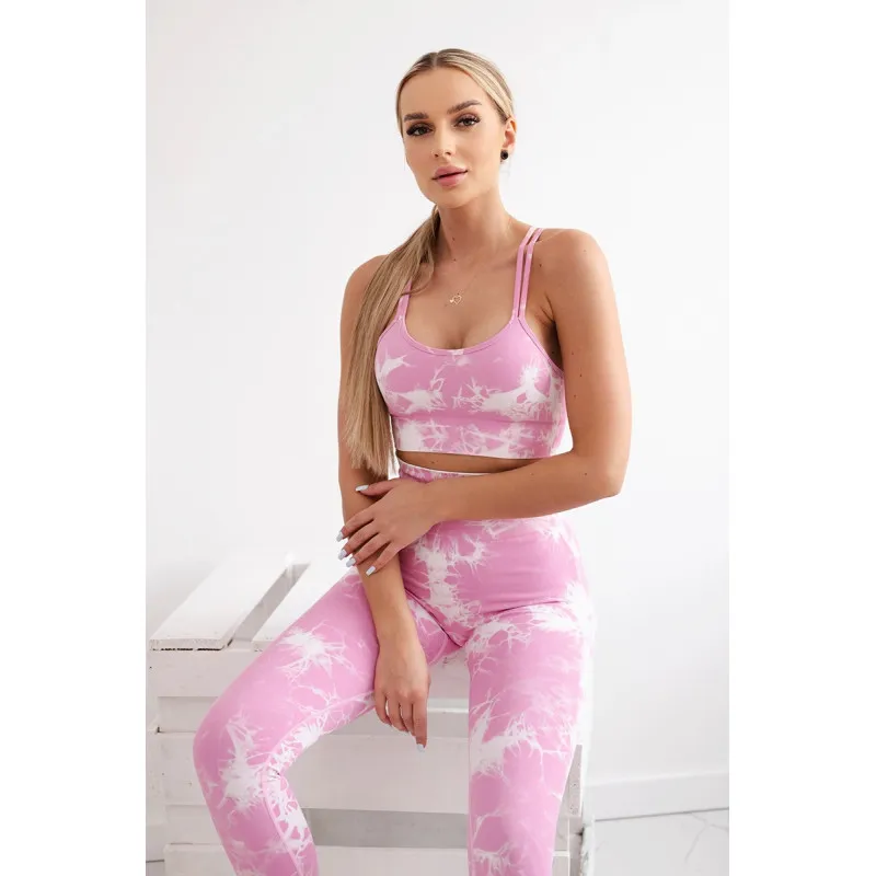 Naiste roosa/valge Push Up komplekt 29305