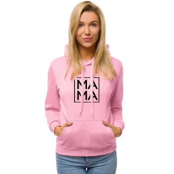 Женский розовый свитшот MAMA 