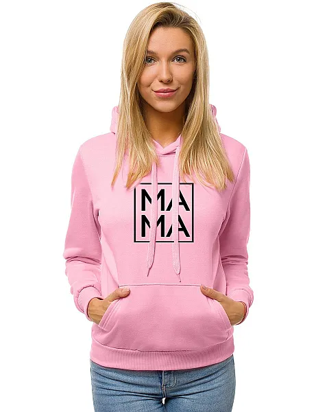 Moteriškas rožinis džemperis MAMA