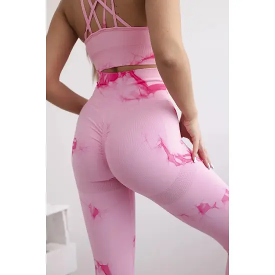 Moteriškas rožinis komplektas Push Up 29303