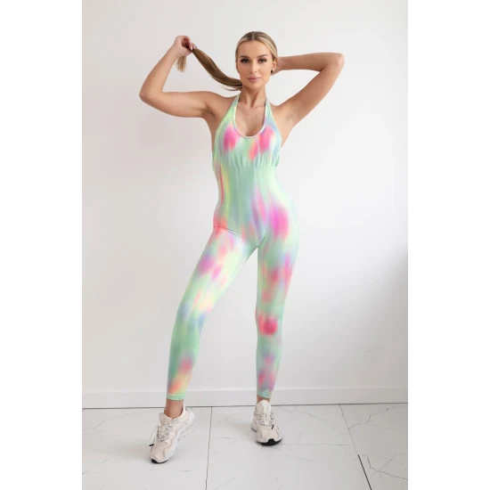 Moteriškas žalias kombinezonas Slimy 29320