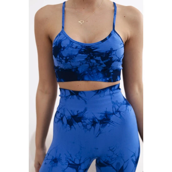 Moteriškas mėlynas komplektas Fitness 29312