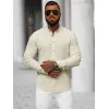 Men's beige shirt Litor O/V117