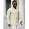 Men's beige shirt Litor O/V117