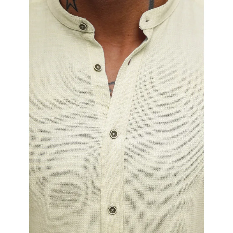 Men's beige shirt Litor O/V117