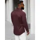 Vyriški bordo marškiniai Classico O/V109