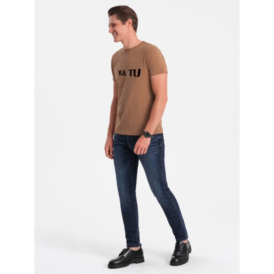 Vyriški rudi marškinėliai KĄ TU PK7130