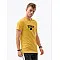Men's yellow T-shirt Dad (black)