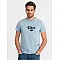 Men's light blue T-shirt Dad (black)