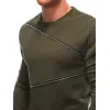 Vyriškas chaki džemperis Zipper OM-SSNZ-22FW-005
