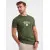 T-shirt męski khaki Dad (biały)