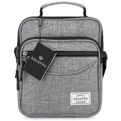 Vyriška pilka rankinė Kornel