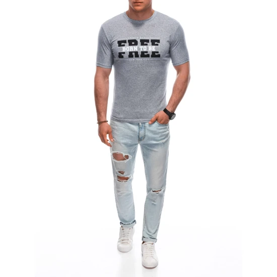 Vyriški pilki marškinėliai Free S1924