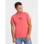 Men's Peach T-shirt Dad Square (Black)