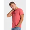 Men's Peach T-shirt Dad Square (Black) PK1684