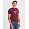 Men's Bordeaux T-shirt Dad (white)