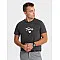 Men's dark grey T-shirt Dad (white)