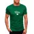 Męski zielony T-shirt Dad (biały)