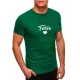 Vyriški žali marškinėliai Tėtis (baltas) PK1468