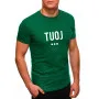 Мужские зеленые футболки TUOJ (белые)