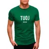Vyriški žali marškinėliai TUOJ (baltas) PK1122