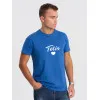 Men's blue T-shirt Dad (white) PK1468