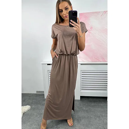 Ruda suknelė Linda 24957
