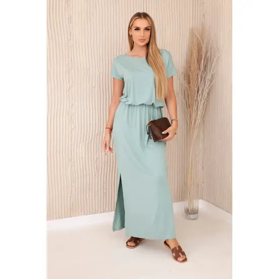 Mėtinės spalvos suknelė Linda 29604