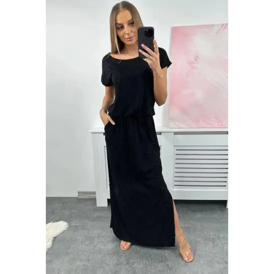 Juoda suknelė Linda 24956